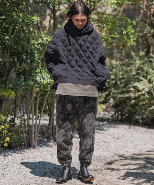 CAMBIO（カンビオ）の「mp14199-Monotone Marble Fake Fur Balloon Pants フェイクファーバルーンパンツ(A56125cmb)（その他パンツ・メンズ・ブラック/ブラウン・S/M/L）」の15枚目の写真