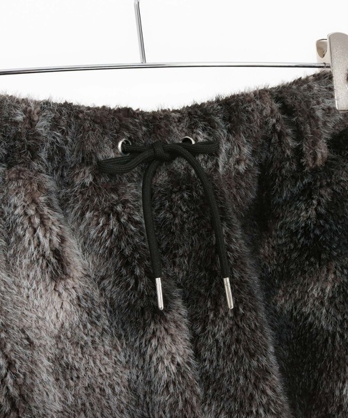 CAMBIO（カンビオ）の「mp14199-Monotone Marble Fake Fur Balloon Pants フェイクファーバルーンパンツ(A56125cmb)（その他パンツ・メンズ・ブラック/ブラウン・S/M/L）」の8枚目の写真