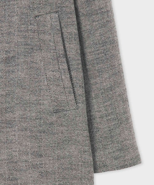 ワイドヘリンボーン ツィードコート / 253122 689Z（チェスターコート