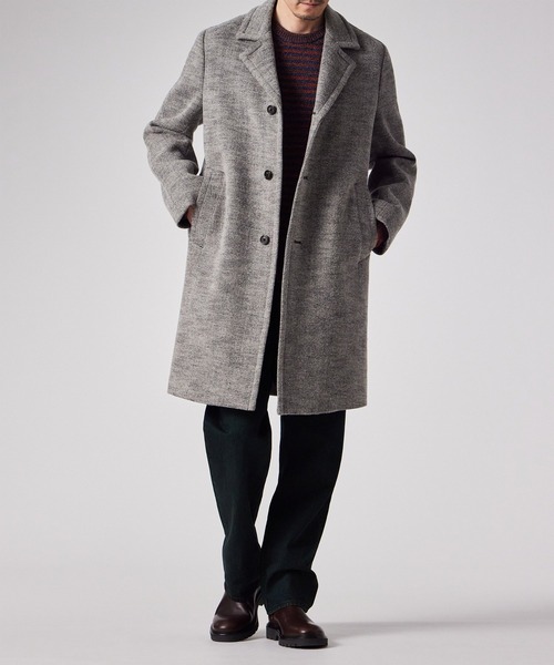 ワイドヘリンボーン ツィードコート / 253122 689Z（チェスターコート