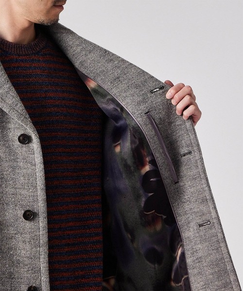 ワイドヘリンボーン ツィードコート / 253122 689Z（チェスターコート