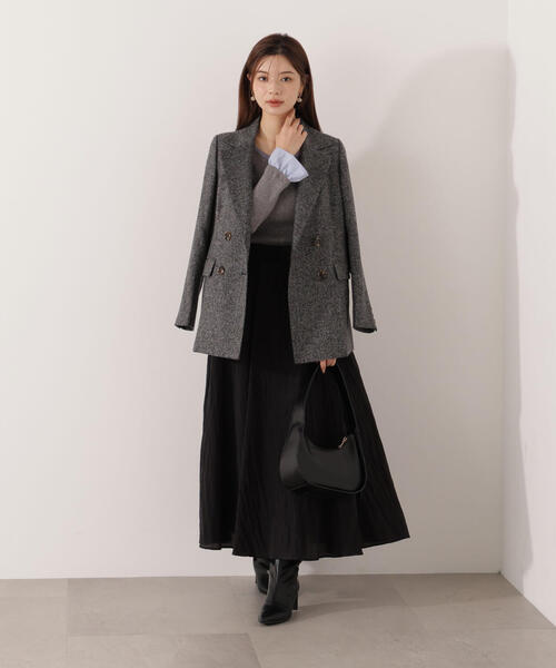 PROPORTION BODY DRESSING（プロポーションボディドレッシング）の「ベルト付きシアーフレアスカート / 1215220013（スカート・レディース・ブラック/グレー/ブラウン・P/S/MEDIUM）」の17枚目の写真