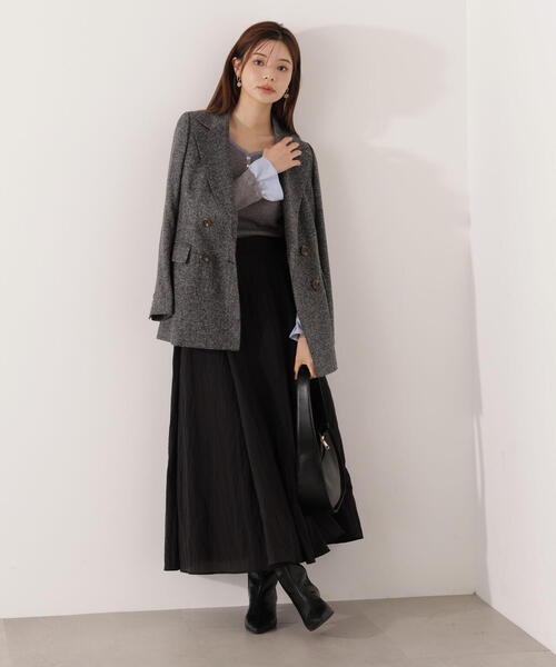 PROPORTION BODY DRESSING（プロポーションボディドレッシング）の「ベルト付きシアーフレアスカート / 1215220013（スカート・レディース・ブラック/グレー/ブラウン・P/S/MEDIUM）」の18枚目の写真