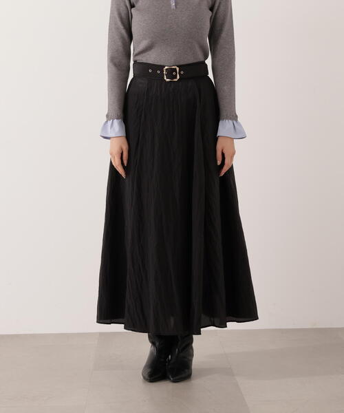 PROPORTION BODY DRESSING（プロポーションボディドレッシング）の「ベルト付きシアーフレアスカート / 1215220013（スカート・レディース・ブラック/グレー/ブラウン・P/S/MEDIUM）」の19枚目の写真