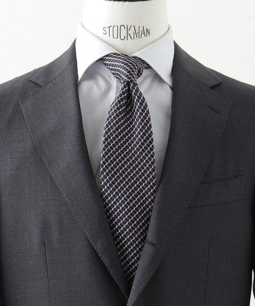 EDIFICE(エディフィス)の「AX チェーンパターン タイ(ネクタイ・メンズ・ネイビー/ピンク・FREE)」の1枚目の写真