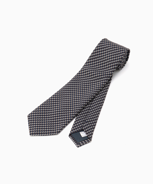 EDIFICE(エディフィス)の「AX チェーンパターン タイ(ネクタイ・メンズ・ネイビー/ピンク・FREE)」の3枚目の写真