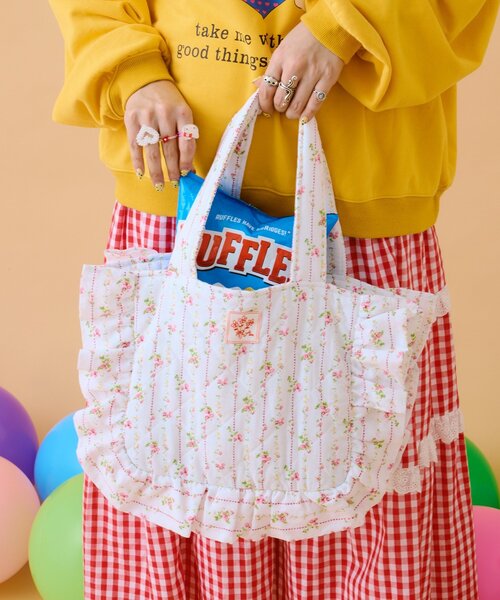 花柄キルティングトートバッグ 【公式通販】