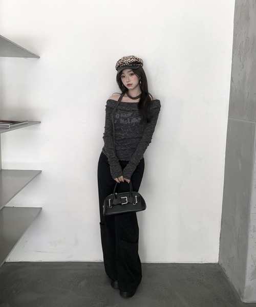 美品 barbell object ロングスリーブニット black ロングスリーブニット 《Hリフト》 - ブラック | Hermès