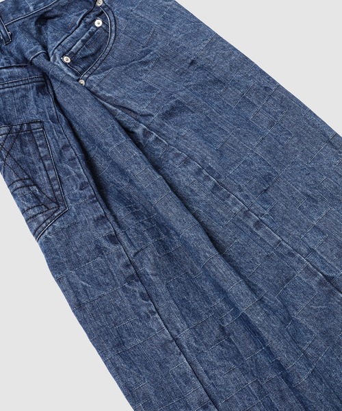 ANREALAGE（アンリアレイジ）の「BOX DENIM PANTS（デニムパンツ・メンズ・インディゴブルー/ブルー系その他・38/46）」の8枚目の写真