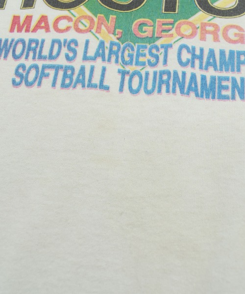 LABORATORY R(ラボラトリーアール)の「【USED】90’s Hanes “USSSA FLAG CITY SHOOTOUT 1992” スーベニア Tシャツ USA製(Tシャツ/カットソー・メンズ・ホワイト・X-LARGE)」の4枚目の写真