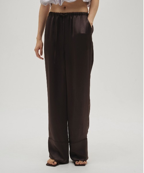 Satin Easy Pants（その他パンツ）｜TODAYFUL（トゥデイフル）の