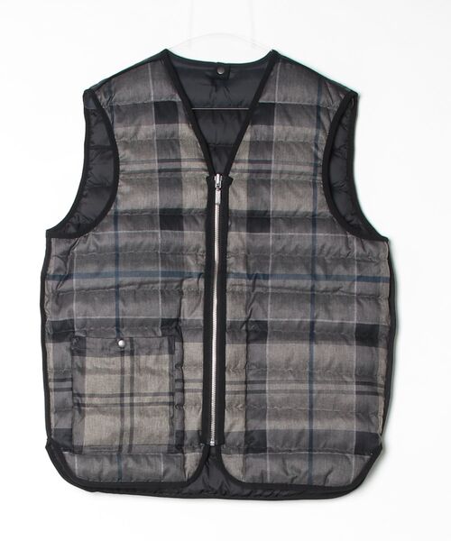 セール】リバーシブル ダウン ライナー（ダウンベスト）｜Barbour