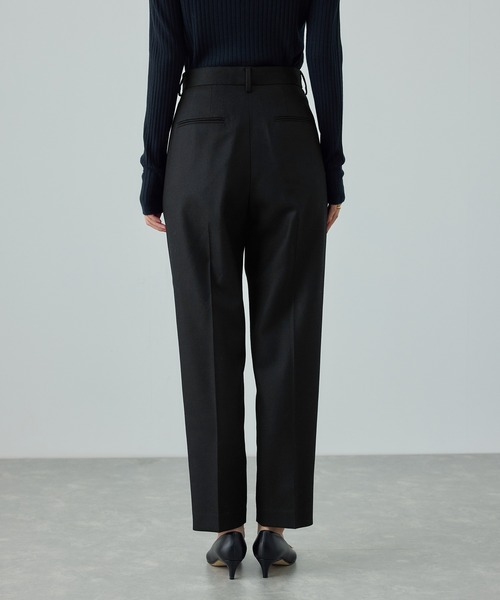 ROPE'(ロペ)の「ウール混プレミアムサキソニーパンツ/イージーケア・セットアップ対応(その他パンツ・レディース・ブラック・36/38/40)」の12枚目の写真