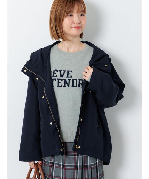 Lugnoncure（ルノンキュール）の「【撥水】マウンテンパーカー（ブルゾン・レディース・ネイビー/モカ/オフホワイト/カーキ・F）」の4枚目の写真