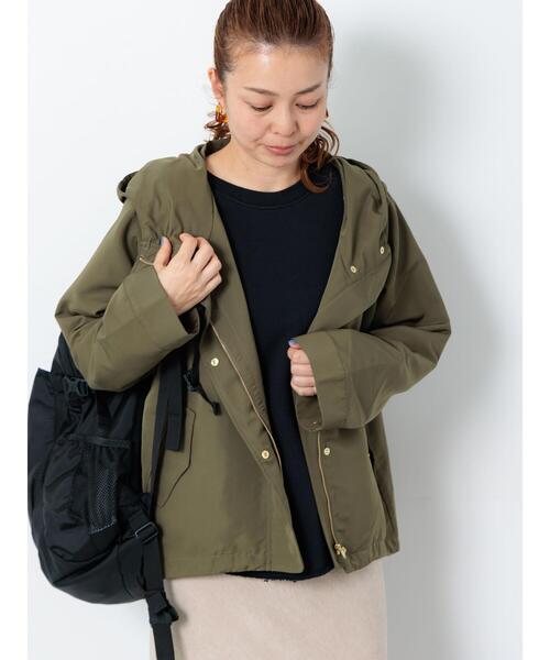 Lugnoncure（ルノンキュール）の「【撥水】マウンテンパーカー（ブルゾン・レディース・ネイビー/モカ/オフホワイト/カーキ・F）」の7枚目の写真