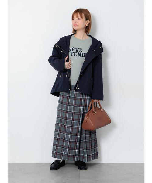 Lugnoncure（ルノンキュール）の「【撥水】マウンテンパーカー（ブルゾン・レディース・ネイビー/モカ/オフホワイト/カーキ・F）」の16枚目の写真