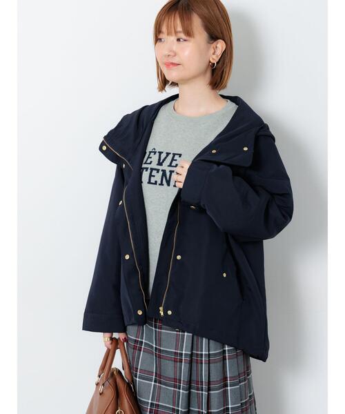 Lugnoncure（ルノンキュール）の「【撥水】マウンテンパーカー（ブルゾン・レディース・ネイビー/モカ/オフホワイト/カーキ・F）」の17枚目の写真