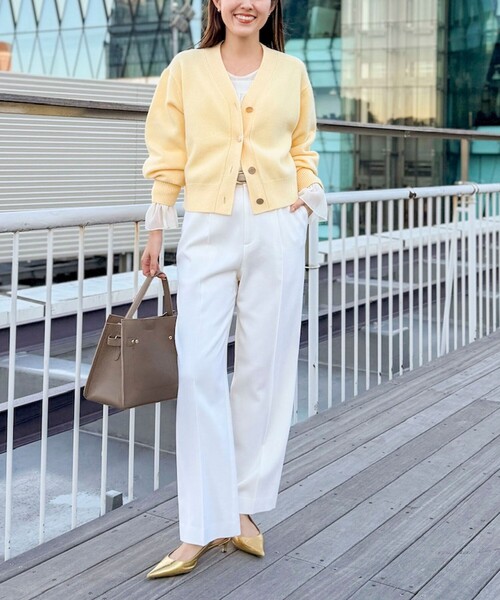 NOLLEY’S（ノーリーズ）の「ウォッシャブル楊柳ギャザーブラウス（シャツ/ブラウス・レディース・オフホワイト/カーキ/サーモンピンク・38）」の14枚目の写真