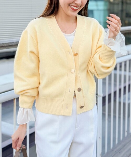 NOLLEY’S（ノーリーズ）の「ウォッシャブル楊柳ギャザーブラウス（シャツ/ブラウス・レディース・オフホワイト/カーキ/サーモンピンク・38）」の15枚目の写真