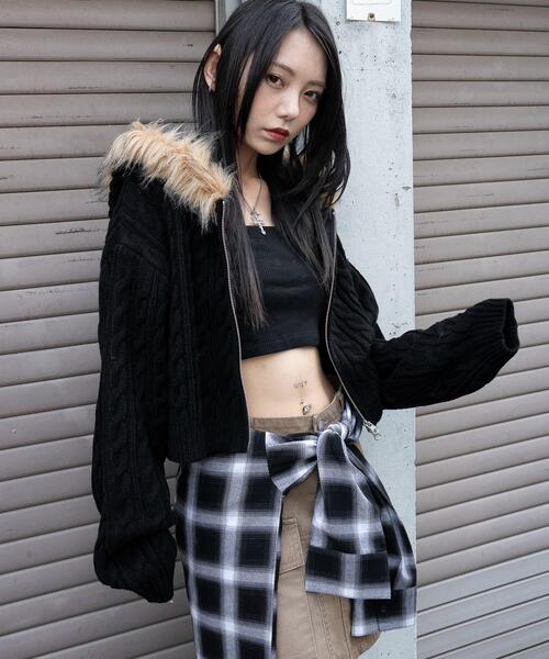 WEGO（ウィゴー）の「WEGO/【25年秋冬新作】フェイクファー付き