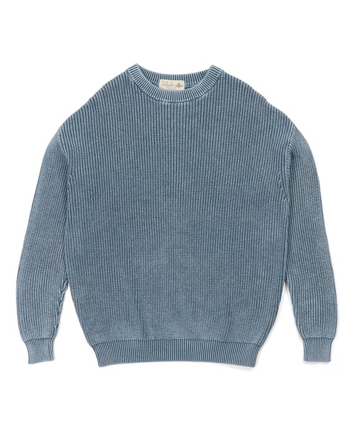 GARMENT-DYE FADE COLOR KNIT：製品染め フェードカラー ニット