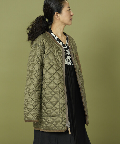 Freada（フリーダ）の「Freada/フリーダ リバーシブル キルティング アウター（その他アウター・レディース・オリーブ/ブラック・ONE SIZE）」の15枚目の写真