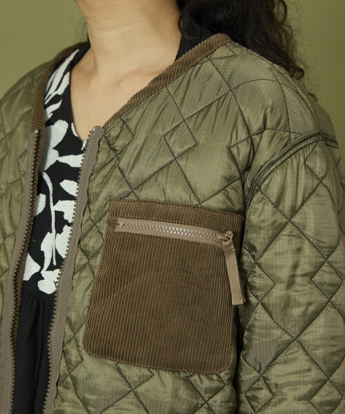 Freada（フリーダ）の「Freada/フリーダ リバーシブル キルティング アウター（その他アウター・レディース・オリーブ/ブラック・ONE SIZE）」の17枚目の写真