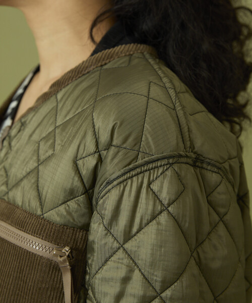 Freada（フリーダ）の「Freada/フリーダ リバーシブル キルティング アウター（その他アウター・レディース・オリーブ/ブラック・ONE SIZE）」の19枚目の写真