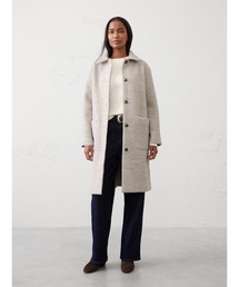 BANANA REPUBLIC シルクステンカラーコート総裏 黒S*YC127 BANANA REPUBLIC｜バナナ・リパブリックのステンカラーコート通販