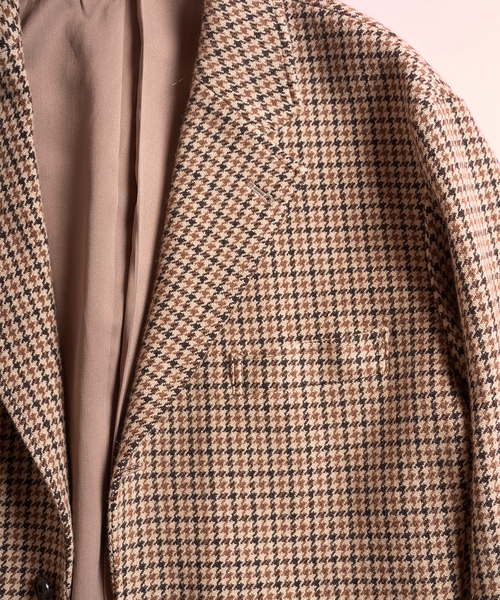 417 EDIFICE（フォーワンセブンエディフィス）の「【MOONLIGHT CLOTHING】 British Pattern ジャケット（テーラードジャケット・メンズ・チョコ/ブラウン/ネイビー・38/40/42）」の5枚目の写真