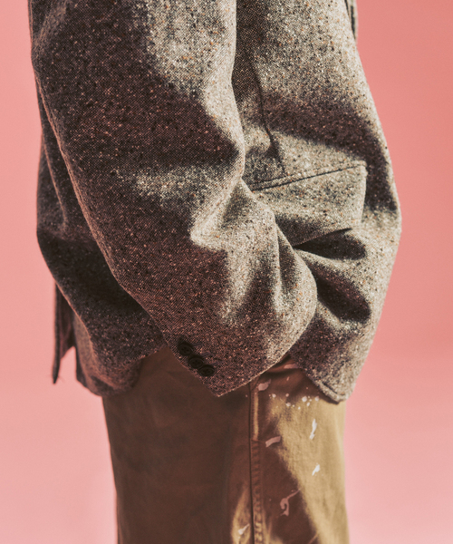 417 EDIFICE（フォーワンセブンエディフィス）の「【MOONLIGHT CLOTHING】 British Pattern ジャケット（テーラードジャケット・メンズ・チョコ/ブラウン/ネイビー・38/40/42）」の16枚目の写真