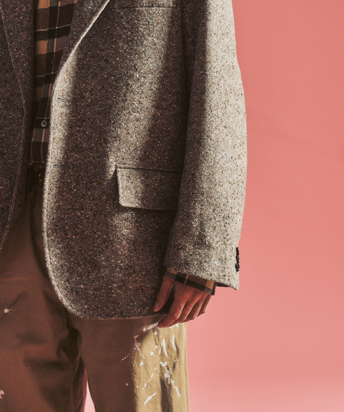 417 EDIFICE（フォーワンセブンエディフィス）の「【MOONLIGHT CLOTHING】 British Pattern ジャケット（テーラードジャケット・メンズ・チョコ/ブラウン/ネイビー・38/40/42）」の17枚目の写真