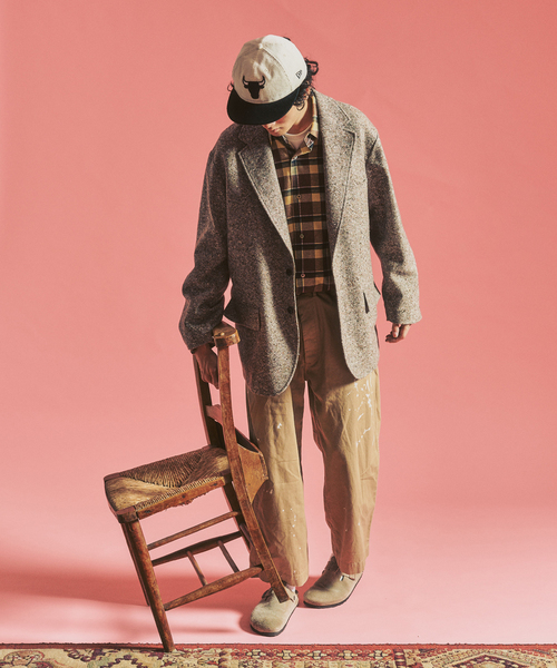 417 EDIFICE（フォーワンセブンエディフィス）の「【MOONLIGHT CLOTHING】 British Pattern ジャケット（テーラードジャケット・メンズ・チョコ/ブラウン/ネイビー・38/40/42）」の19枚目の写真