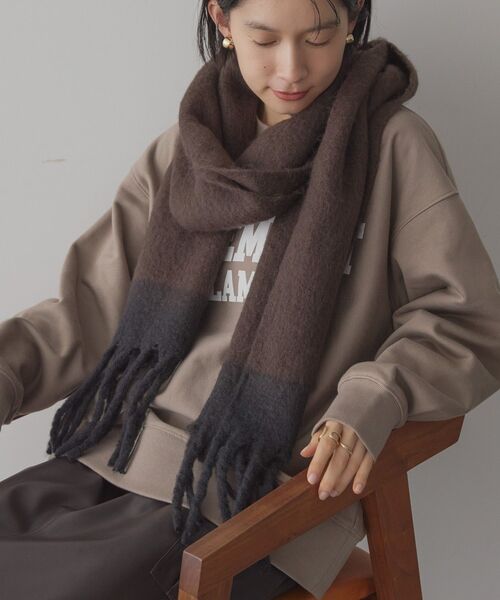 セール】バイカラーシャギーマフラー（マフラー）｜AMERICAN HOLIC