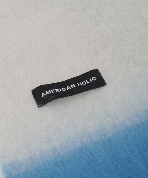 AMERICAN HOLIC（アメリカンホリック）の「バイカラーシャギーマフラー（マフラー・レディース・チャコールグレー/グレー/ブラウン・FREE）」の19枚目の写真