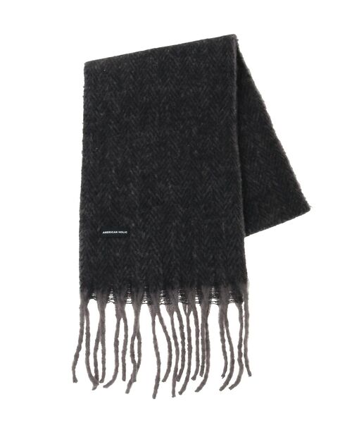 AMERICAN HOLIC（アメリカンホリック）の「バイカラーシャギーマフラー（マフラー・レディース・チャコールグレー/グレー/ブラウン・FREE）」の22枚目の写真