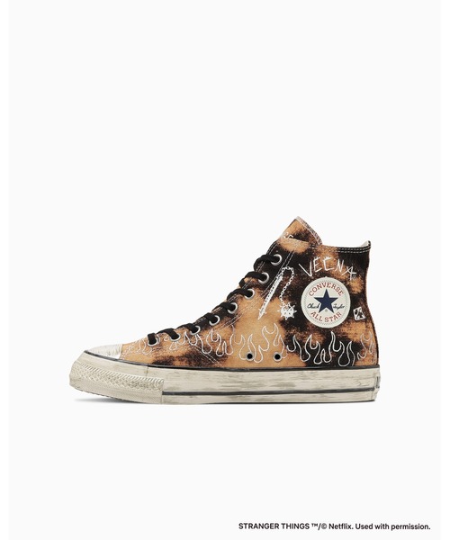 CONVERSE ALL STAR(コンバースオールスター)の「ALL STAR AGED 87 HC HI / STRANGER THINGS 5 / オールスター エイジド 87 HC HI / ストレンジャー・シングス 5(スニーカー・メンズ・ブラック・4/4.5/5/5.5/6.5/7/7.5/8/8.5/9/9.5/10.5/11.5)」の1枚目の写真