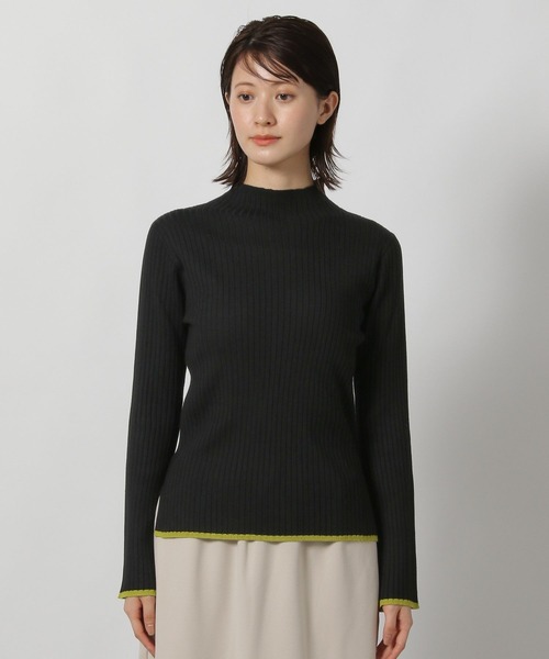 LAKOLE（ラコレ）の「12ゲージリブモックネックプルオーバー / 575979（ニット/セーター・レディース・その他2/ブラウン/レッド/ブラック・FREE）」の17枚目の写真