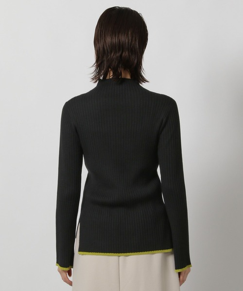 LAKOLE（ラコレ）の「12ゲージリブモックネックプルオーバー / 575979（ニット/セーター・レディース・その他2/ブラウン/レッド/ブラック・FREE）」の19枚目の写真