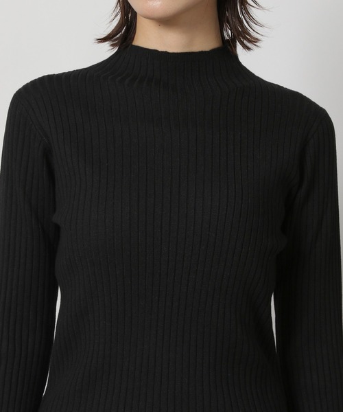 LAKOLE（ラコレ）の「12ゲージリブモックネックプルオーバー / 575979（ニット/セーター・レディース・その他2/ブラウン/レッド/ブラック・FREE）」の21枚目の写真