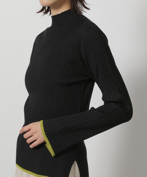 LAKOLE（ラコレ）の「12ゲージリブモックネックプルオーバー / 575979（ニット/セーター・レディース・その他2/ブラウン/レッド/ブラック・FREE）」の22枚目の写真