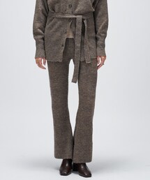 cloenc | 【セットアップ】リブニットフレアパンツ(その他パンツ)