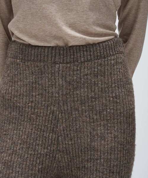 cloenc(クロエンス)の「【セットアップ】リブニットフレアパンツ(その他パンツ・レディース・ブラック系その他4/ブラウン系4・02)」の7枚目の写真