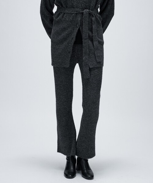 cloenc(クロエンス)の「【セットアップ】リブニットフレアパンツ(その他パンツ・レディース・ブラック系その他4/ブラウン系4・02)」の12枚目の写真
