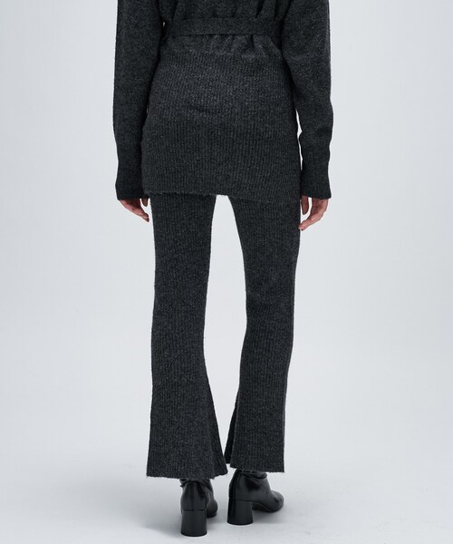 cloenc(クロエンス)の「【セットアップ】リブニットフレアパンツ(その他パンツ・レディース・ブラック系その他4/ブラウン系4・02)」の14枚目の写真