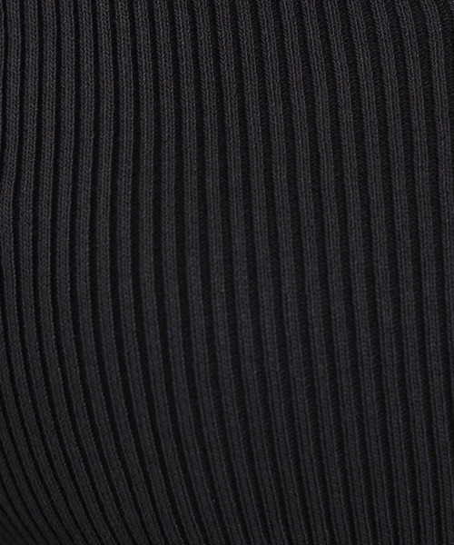 TRUDEA（トルディア）の「スリットフェイクリブニット（ニット/セーター・レディース・ネイビー/ブラウン/レッド/ブラック・MEDIUM/LARGE）」の10枚目の写真