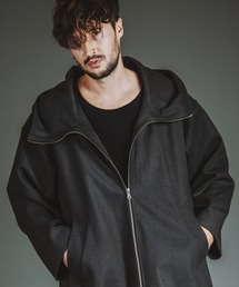 NO ID.（ノーアイディ）の「【NO ID.】Hooded Big Half Coat / フーデッド ビッグ ハーフ コート（ダッフルコート）」