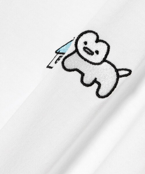 TOKYO CULTUART by BEAMS（トウキョウカルチャートバイビームス）の「matsui / MAZE HOUSE T-Shirt（Tシャツ/カットソー・レディース・ホワイト/ベージュ・LARGE/MEDIUM/X-LARGE/SMALL）」の4枚目の写真