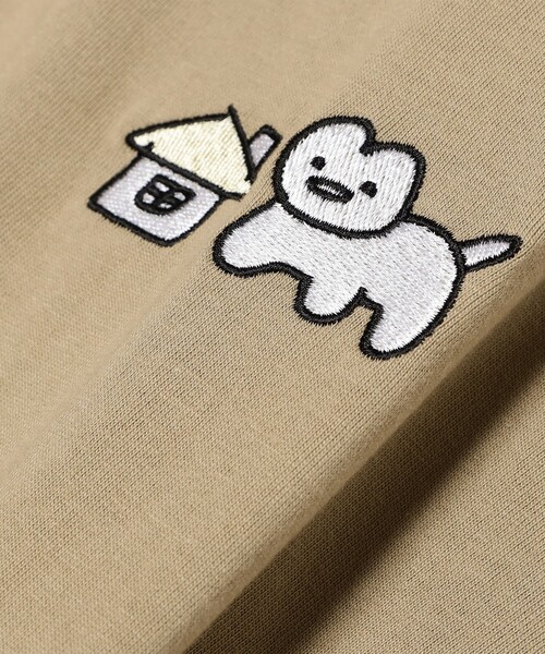 TOKYO CULTUART by BEAMS（トウキョウカルチャートバイビームス）の「matsui / MAZE HOUSE T-Shirt（Tシャツ/カットソー・レディース・ホワイト/ベージュ・LARGE/MEDIUM/X-LARGE/SMALL）」の7枚目の写真