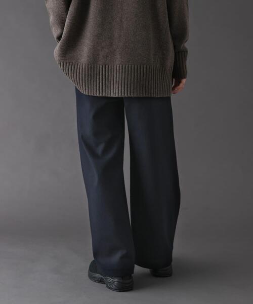 FORK&SPOON（フォークアンドスプーン）の「『一部WEB限定カラー』FORK&SPOON　ブラッシュドパンツ（その他パンツ・レディース・ライトグレー/ネイビー/グレー/ブラウン系その他・1/2）」の8枚目の写真